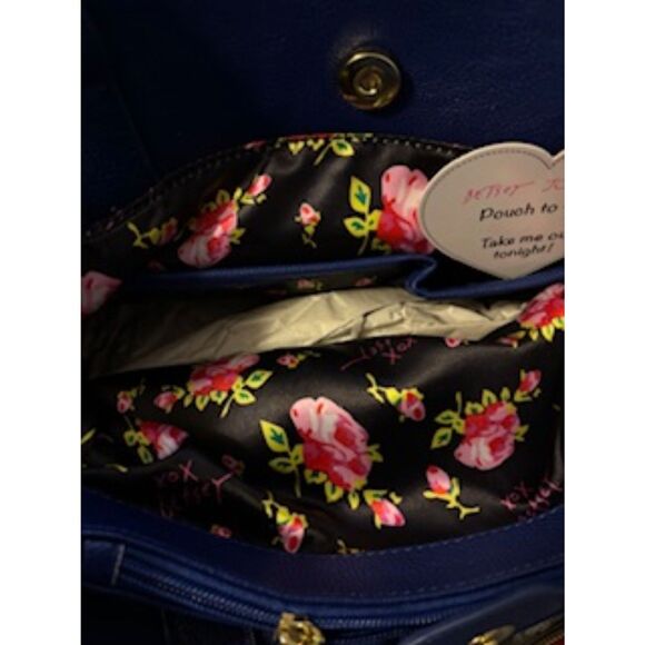 Betsey Johnson Bag in Bag Red, White and Navy BM18980 14 1/2 x 11 x 7 NWT *** - Picture 5 of 7